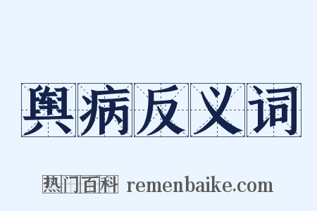 舆病反义词是什么意思的图片